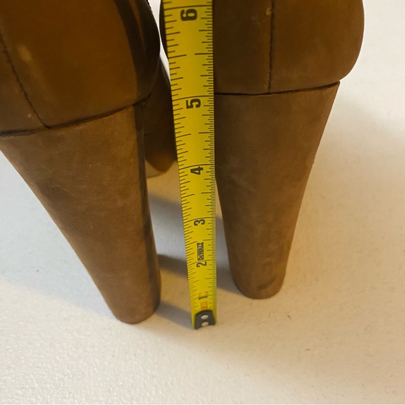 Aldo Madden Style Vintage 90s Y2K Bratz Brown Faux Suede Platform Boots Size 8.5 - Picture 7 of 9